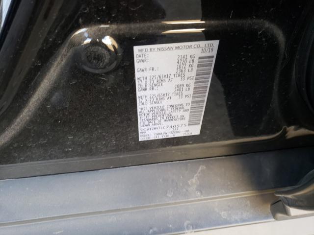 2020 NISSAN ROGUE S 5N1AT2MV7LC740575