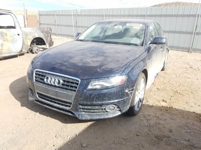 2012 AUDI A4 PRESTIG WAUKFAFL1CN003136