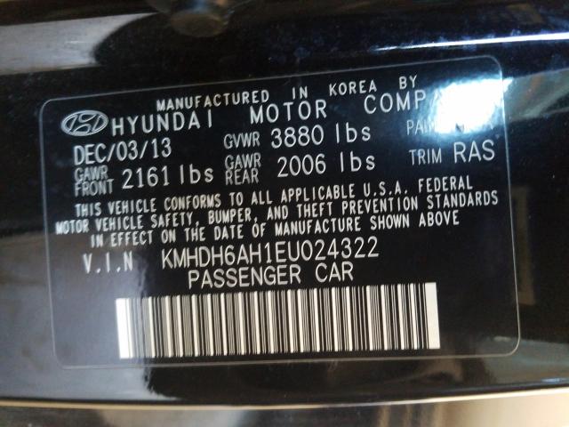 2014 HYUNDAI ELANTRA CO KMHDH6AH1EU024322