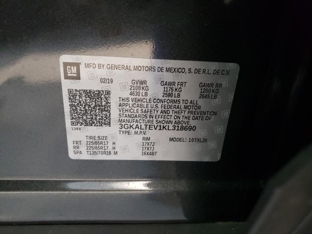 2019 GMC TERRAIN SL 3GKALTEV1KL318690