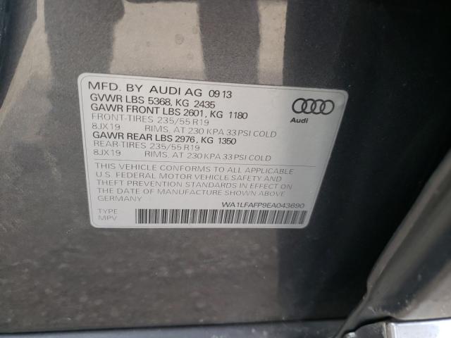 2014 AUDI Q5 PREMIUM WA1LFAFP9EA043690