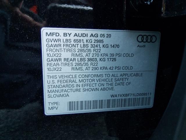 2020 AUDI Q7 PRESTIG WA1VXBF71LD009511