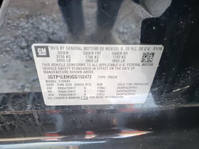 2016 GMC SIERRA C15 3GTP1LEH9GG192472