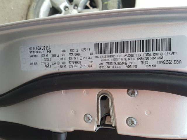 2018 RAM 1500 SLT 1C6RR7LM8JS354480