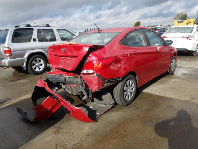 2016 HYUNDAI ACCENT SE KMHCT4AEXGU067354