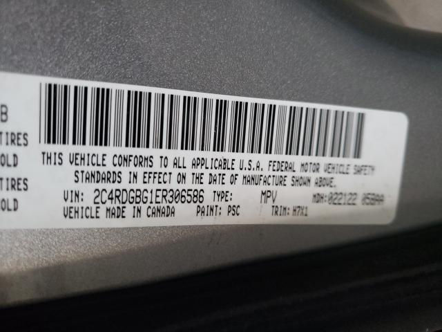 2014 DODGE GRAND CARA 2C4RDGBG1ER306586