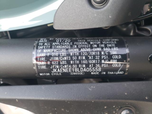 2020 KAWASAKI EN650 E JKAENEE18LDA05558