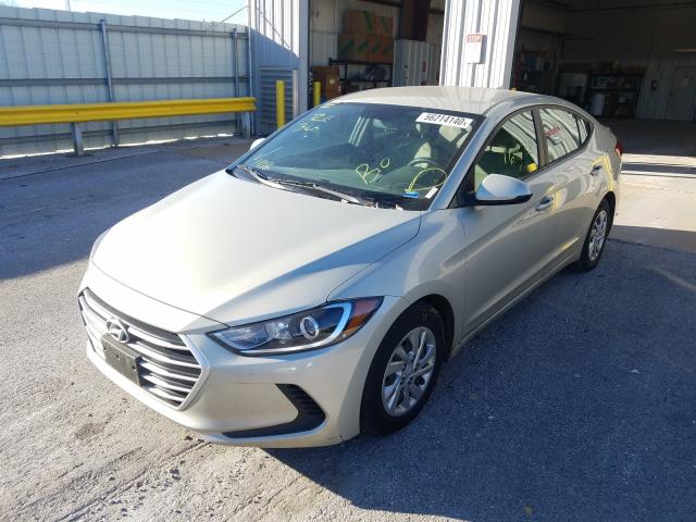 2017 HYUNDAI ELANTRA - KMHD74LF2HU096654