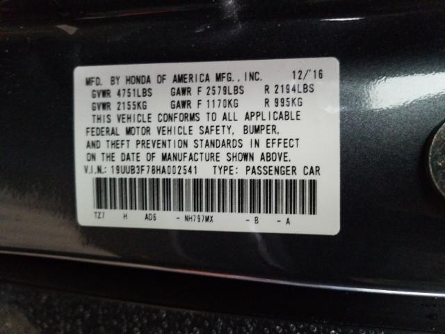 2017 ACURA TLX ADVANC - 19UUB3F78HA002541