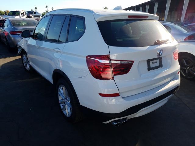 2017 BMW X3 SDRIVE2 5UXWZ7C33H0V89182
