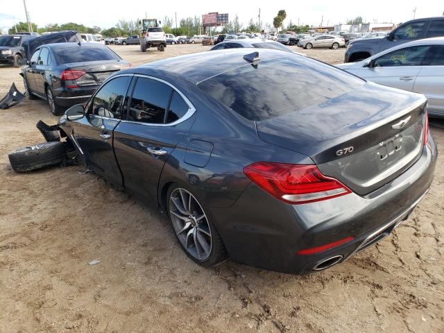 2019 GENESIS G70 PRESTI KMTG34LE2KU026312