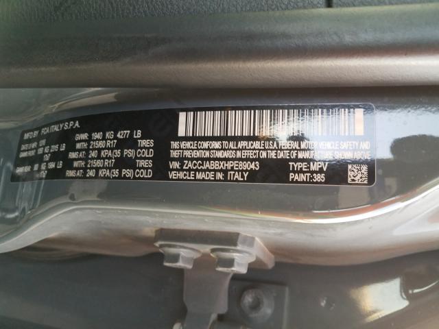 2017 JEEP RENEGADE L ZACCJABBXHPE89043