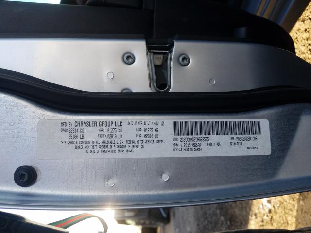 2013 CHRYSLER 300 2C3CCAAG2DH589595