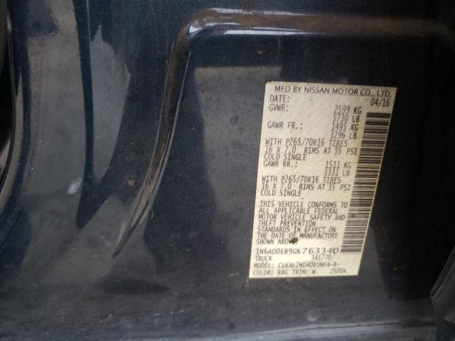 2016 NISSAN FRONTIER S - 1N6AD0ER9GN763340