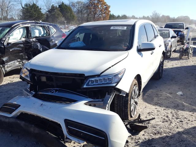 2016 ACURA MDX TECHNO 5FRYD4H4XGB048038