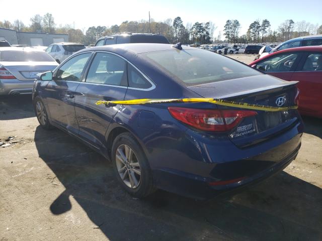 2015 HYUNDAI SONATA SE 5NPE24AF3FH154319
