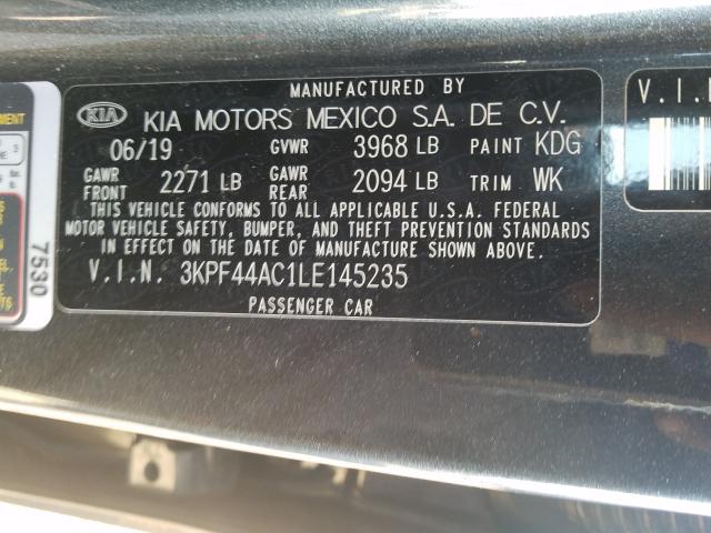2020 KIA FORTE GT 3KPF44AC1LE145235