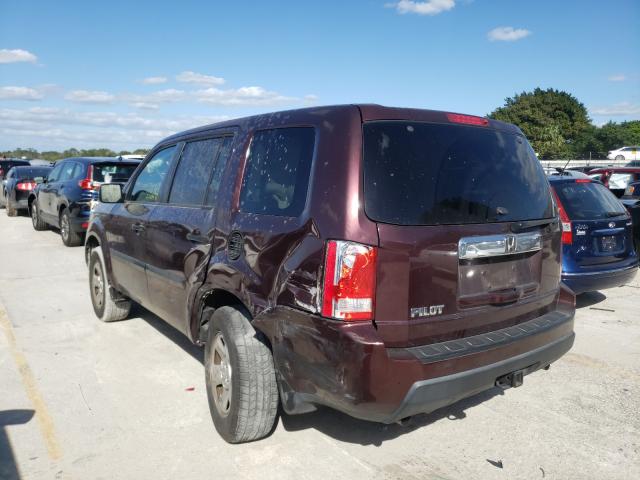 2010 HONDA PILOT LX 5FNYF3H28AB001683