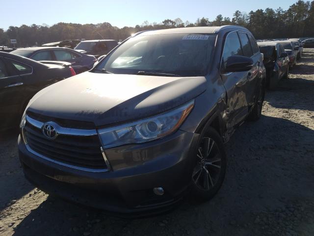 2016 TOYOTA HIGHLANDER 5TDJKRFH8GS350497