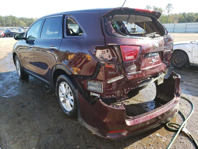2019 KIA SORENTO LX 5XYPG4A54KG481301