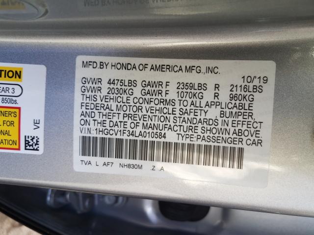 2020 HONDA ACCORD SPO - 1HGCV1F34LA010584