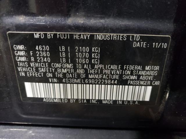 2011 SUBARU LEGACY 3.6 4S3BMEL69B2229844