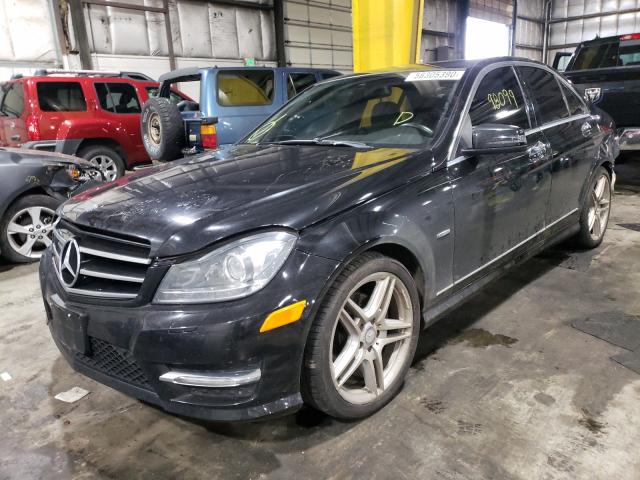2012 MERCEDES-BENZ C 250 WDDGF4HB9CR237831