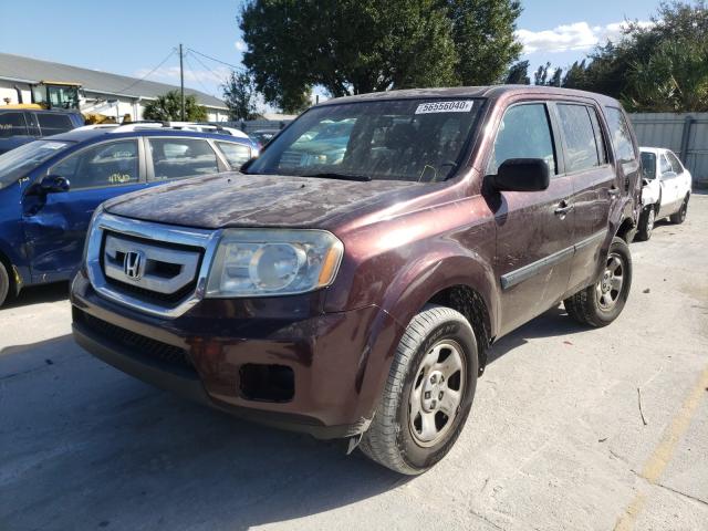 2010 HONDA PILOT LX 5FNYF3H28AB001683