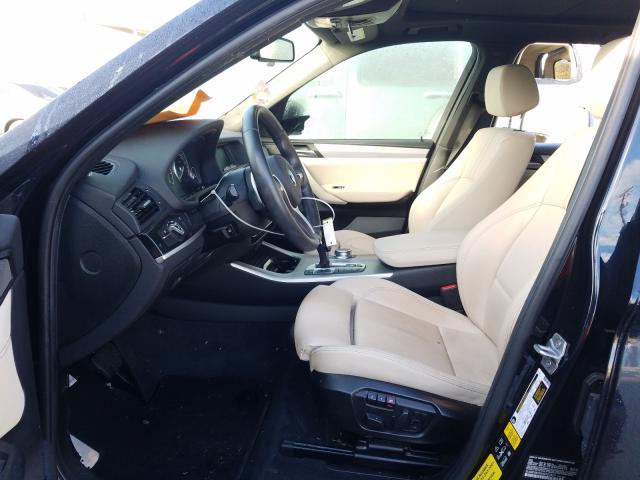 2017 BMW X3 XDRIVE2 5UXWX9C35H0T23423