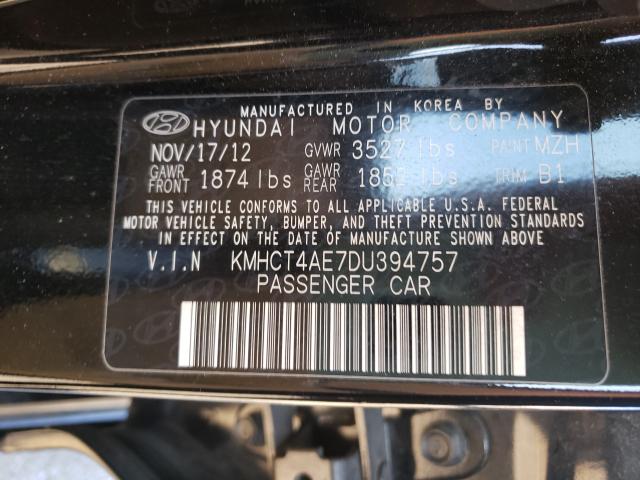 2013 HYUNDAI ACCENT GLS KMHCT4AE7DU394757
