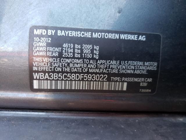 2013 BMW 328 XI SUL WBA3B5C58DF593022
