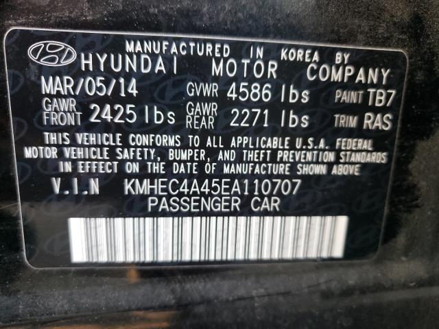 2014 HYUNDAI SONATA HYB - KMHEC4A45EA110707