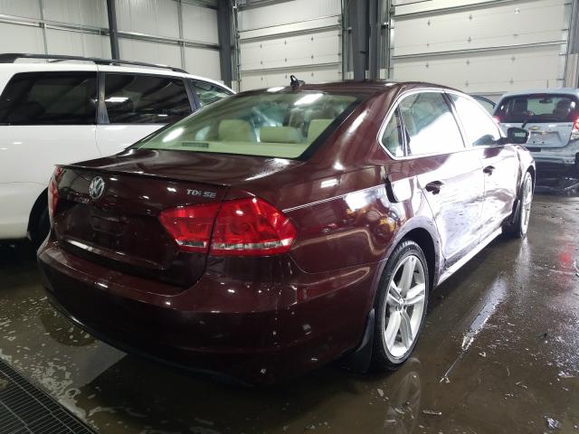 2014 VOLKSWAGEN PASSAT SE 1VWBN7A31EC027061