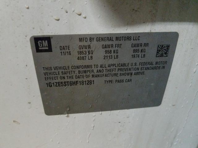 2017 CHEVROLET MALIBU 1G1ZE5ST6HF181281