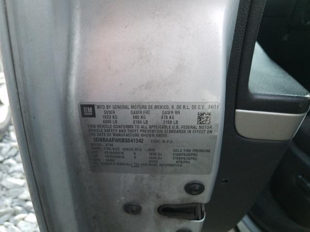 2011 CHEVROLET HHR LS 3GNBAAFW6BS641342