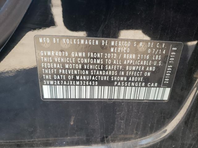 2014 VOLKSWAGEN JETTA BASE 3VW2K7AJXEM326439
