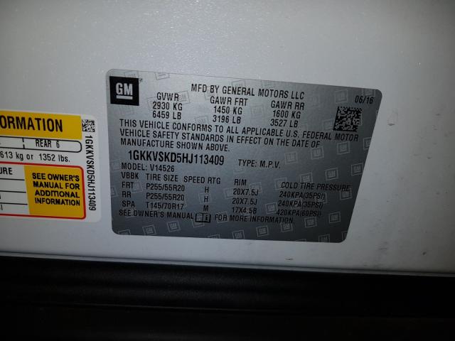 2017 GMC ACADIA LIM 1GKKVSKD5HJ113409