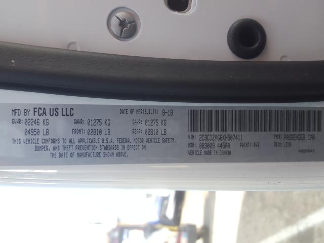 2019 DODGE CHALLENGER 2C3CDZAG6KH507411