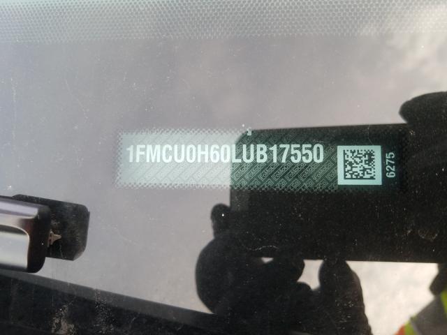 2020 FORD ESCAPE SEL 1FMCU0H60LUB17550