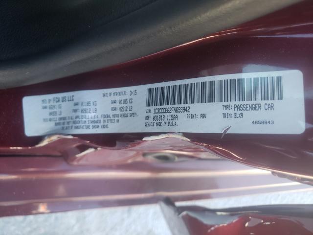 2015 CHRYSLER 200 C 1C3CCCEG2FN693942