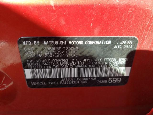 2014 MITSUBISHI LANCER ES/ JA32U2FU5EU007706