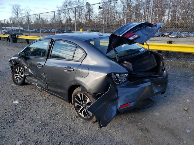 2013 HONDA CIVIC EXL 19XFB2F92DE206620