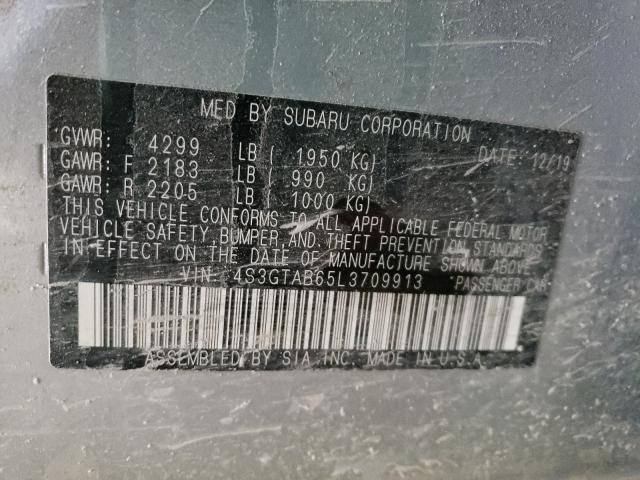 2020 SUBARU IMPREZA 4S3GTAB65L3709913