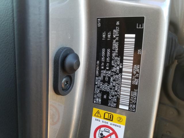 2018 LEXUS RX 350 L JTJGZKCA3J2006995