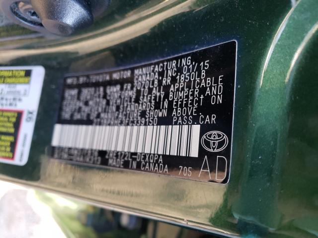 2015 TOYOTA COROLLA EC 2T1BPRHE3FC339150