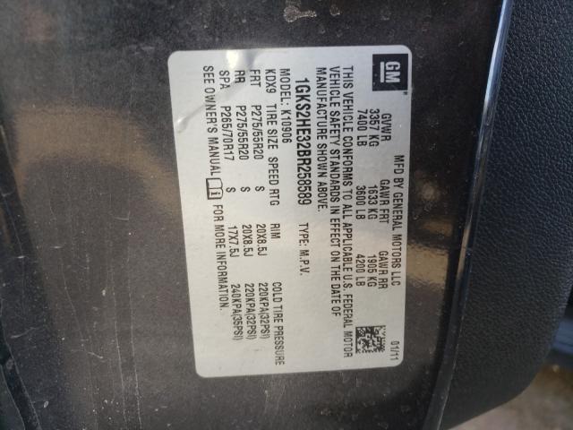 2011 GMC YUKON XL K 1GKS2HE32BR258589