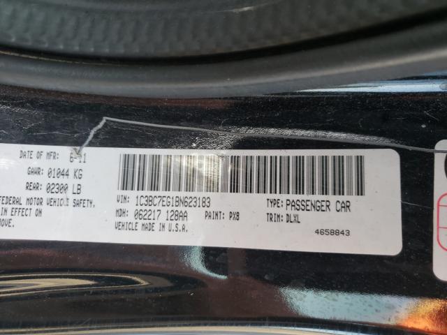 2011 CHRYSLER 200 LIMITE 1C3BC7EG1BN623183