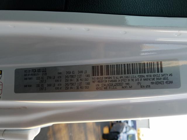 2020 JEEP WRANGLER U 1C4HJXDG0LW263557