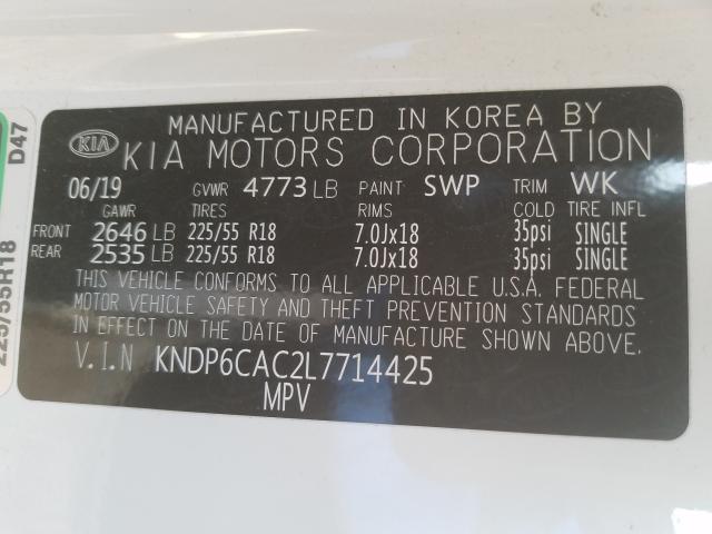 2020 KIA SPORTAGE S KNDP6CAC2L7714425