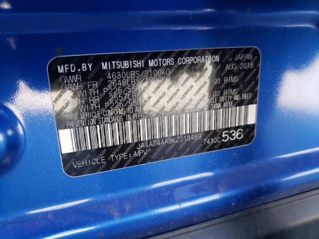 2019 MITSUBISHI ECLIPSE CR JA4AT4AA8KZ010469
